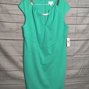 Bisou bisou jade green bodycon dress size 16w